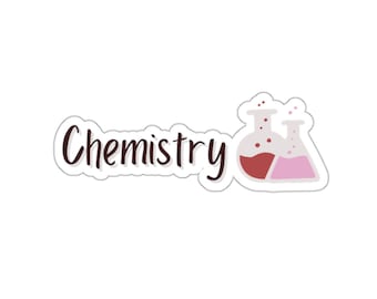 Chemistry | Class Stickers - Perfect for Notebooks, Laptops, and Science Lovers, Sticker Sheet, Laptop Decal, Planner Sticker, Science Gift