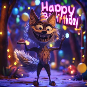 Hilarious Personalized Birthday Video | Talking Animated Jackal | Funny Gift for Friends & Family