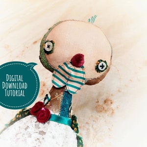 Chicken Doll Tutorial - PDF Files - Primitive Doll Pattern - Instant Download