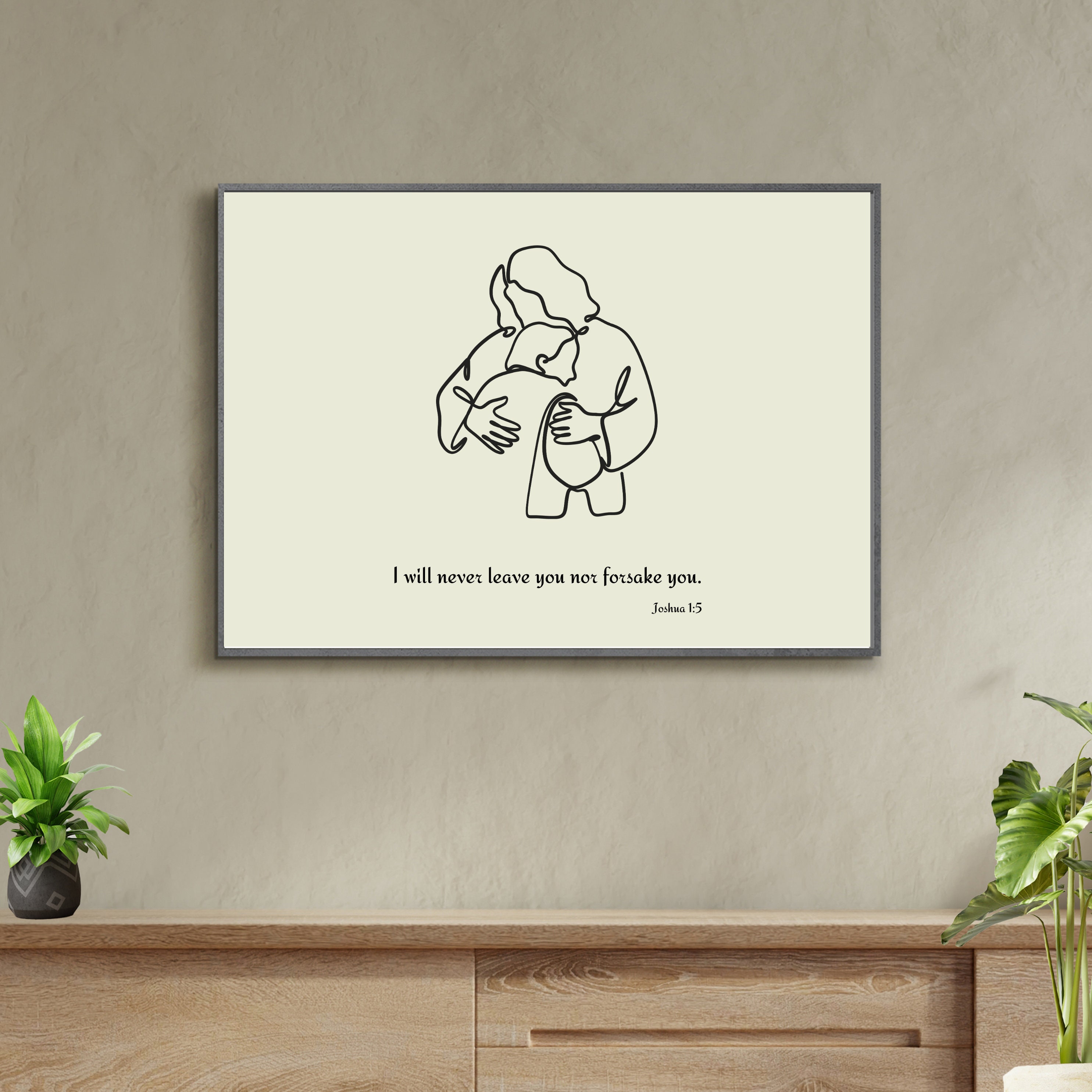 Modern Christian Art, Christian Home Decor, Digital Art Download ...