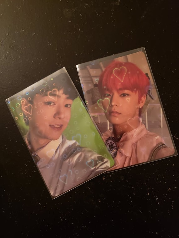heart card sleeves Amazon.com: Tinlade 200 Pcs Laser Flashing Kpop Holographic Photo Card  Sleeves Little Star Heart Glass Gemstone Transparent Trading Cards Sleeves  2.6 x 3.5 Inches : Toys & Games