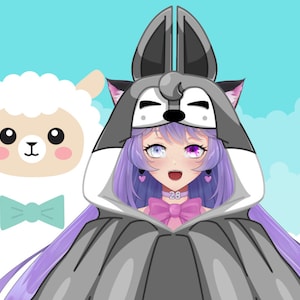 SKZOO Wolf Chan Blanket Vtuber Asset