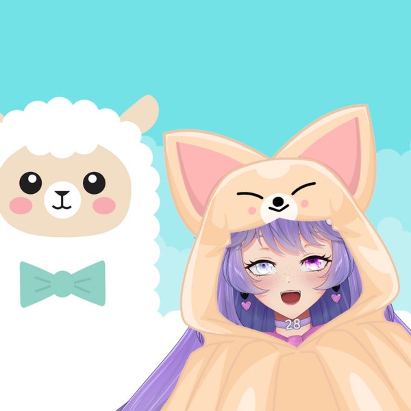 SKZOO FoxIny Decke Vtuber Asset