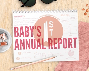 Baby's First Annual Report PINK!: An Undated 13-Month Calendar