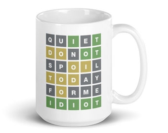 Wordle Mug (sin edición de juramentos)