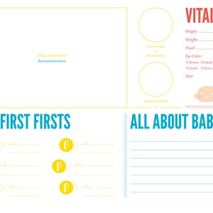 Baby's First Annual Report: An Undated 13-Month Calendar A fun and easy alternative to journaling to keep track of that 1st year image 4