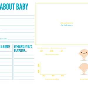 Baby's First Annual Report: An Undated 13-Month Calendar A fun and easy alternative to journaling to keep track of that 1st year image 3