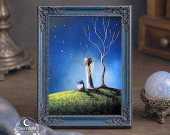 Fairy Wall Art Fantasy Home Decor Dreamy Fairy Print Inspirational Art Magical Bedroom Decor Printable Wall Art Wish Art