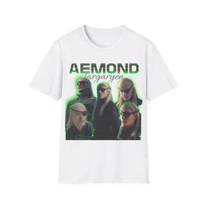 Aemond Targaryen Retro Style T-Shirt (White)