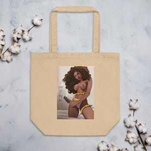 Naked Strap-on I want to PEG you Eco Bag