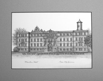 Estado de Iowa Universidad de Marston pasillo