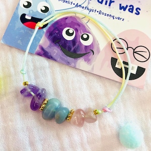 Wish bracelet-lucky bracelet-friendship bracelet-gemstone bracelet-gift for girlfriend-bracelet as a talisman-positive affirmation-wish