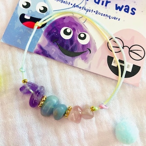 Wish bracelet-lucky bracelet-friendship bracelet-gemstone bracelet-gift for girlfriend-bracelet as a talisman-positive affirmation-wish