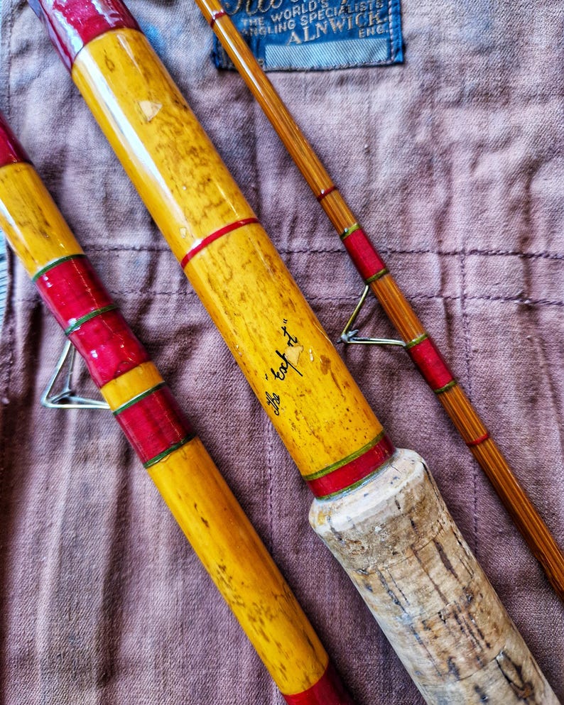 Hardy Coarse Rods Rods Hardy Bros 1930s Split Cane Fishing Rod | 3-piece 13 Ft Coarse Rod “the ...