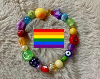 Subtle Pride Bracelets | Kandi Pride Bracelets
