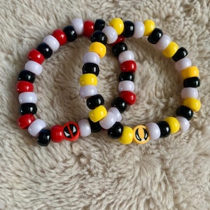 Deadpool & Wolverine Kandi bracelets | Deadpool and Wolverine matching bracelets | deadpool and wolverine jewelry