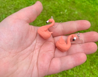 Pink Flamingo Earrings