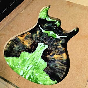 CUSTOM MADE Hybrid Burl Bookmatched Guitar Drop Tops - Luthier Supplies
