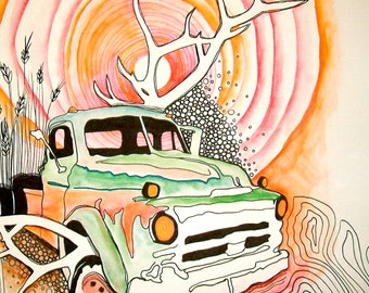 Art Card - Victor Truck by Aimee Babneau