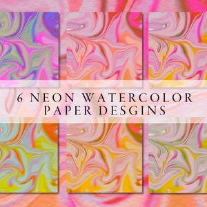 Digital Neon Clipart, Digital Download, Psychedelic Clipart, Psychedelic Watercolor, Shopify Store Designs, Geometric Clipart, Sublimation