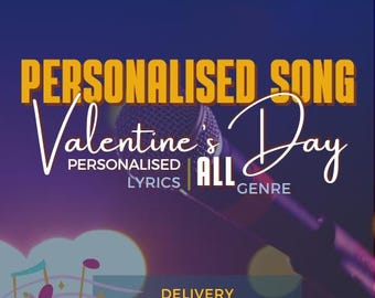 Custom Song Gift: Personalized Music, Lyrics for Him/Her (Digital Download)