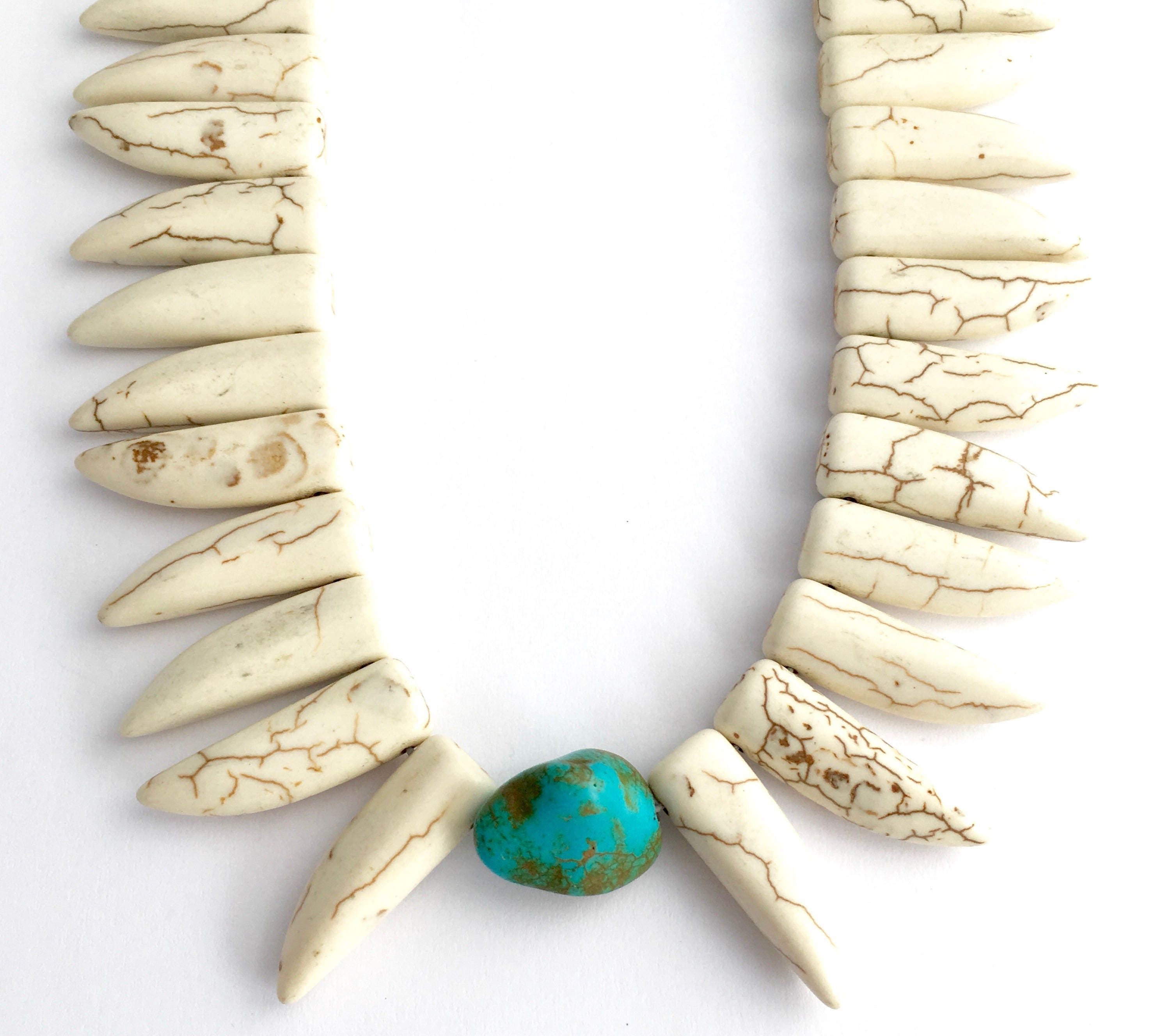 Turquoise Necklace Joshua Tree Necklace Joshua Tree Jewelry Etsy