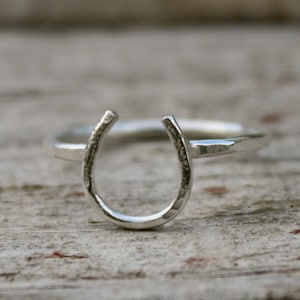 Horseshoe Ring Lucky Horseshoe Equestrian Ring Equestrian Jewelry Good Luck Ring Horse Shoe Ring Horse Ring Gold Horseshoe Ring Silver Ring