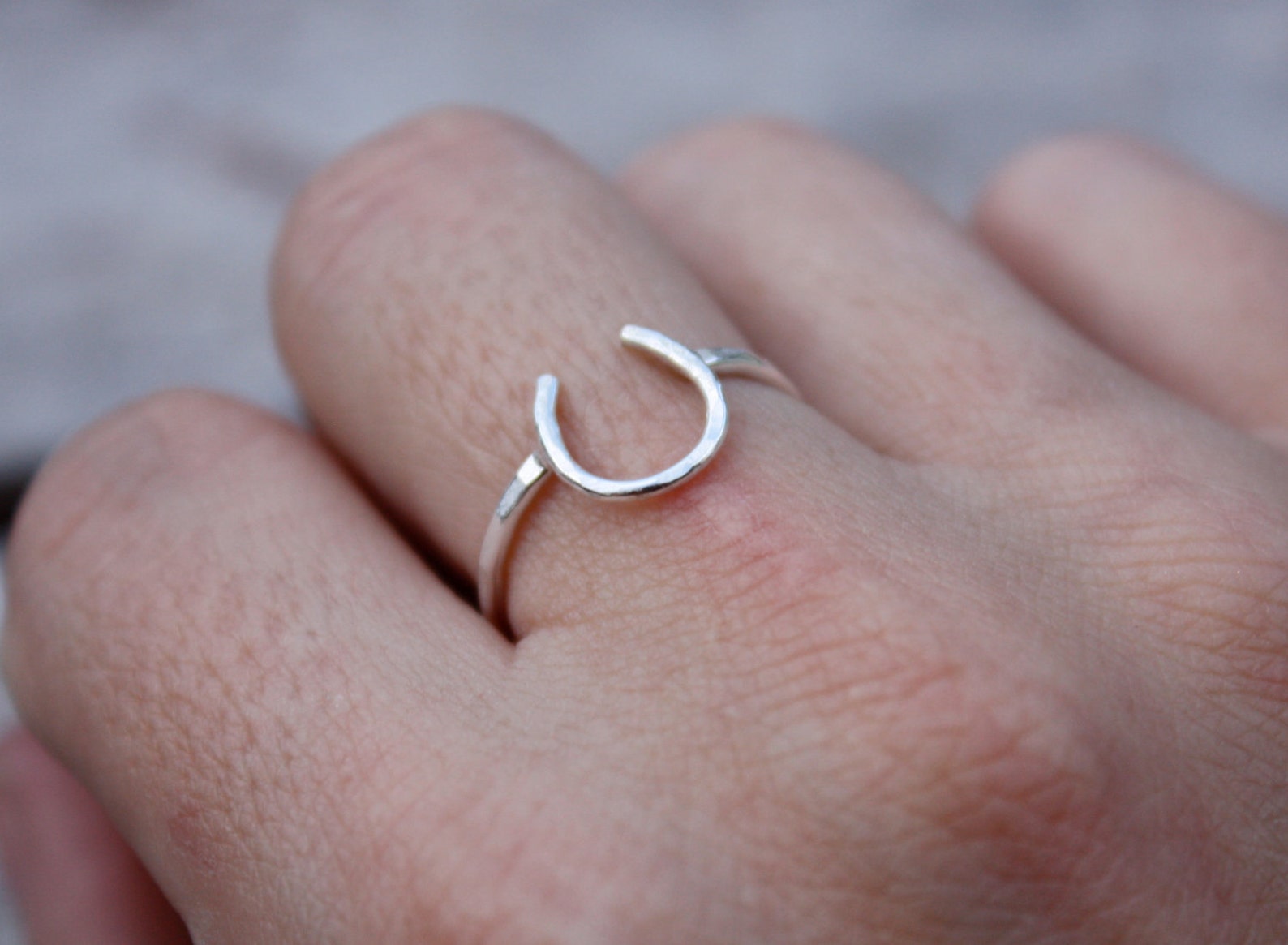 Horseshoe Ring Lucky Horseshoe Equestrian Ring Equestrian Etsy