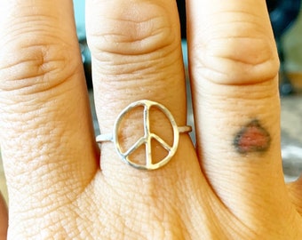 Peace Sign Ring