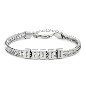 Daddy Bracelet,Custom Dad Bracelet With Kids Name,Family Name Bracelet,Father jewelry,Personalized Gift For Dad,Dad Gift From Kids