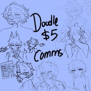 Doodle Drawing Commissions - Fanart/ship/etc