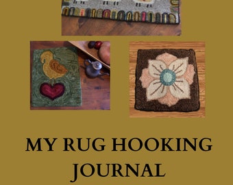 Rug Hooking Journal/Planner Instant Download - Rug Hooking, Planner, Journal