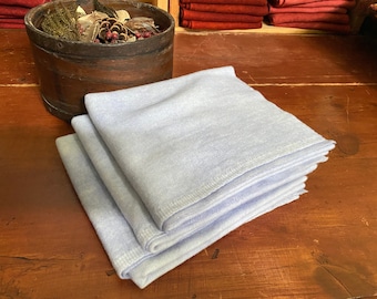 Periwinkle Light Fat Quarter Hand Dyed Wool - Rug Hooking, Wool Applique, Quilting