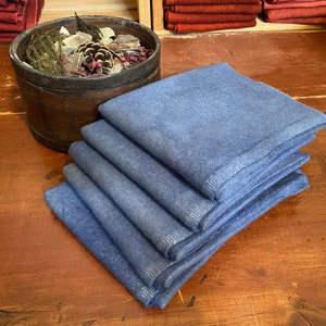 Pigeon Blue Dark Quarter Hand Dyed Wool - Rug Hooking, Wool Applique, Quilting