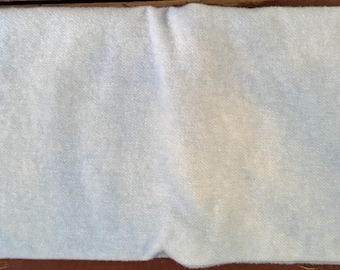 Blizzard Blue Light -  Fat Quarter Hand Dyed Wool - Rug Hooking, Wool Applique, Quilting