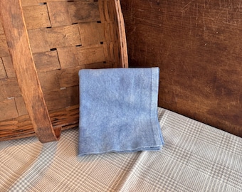 Cerulean Fat Quarter Hand Dyed Wool - Rug Hooking, Wool Applique, Quilting