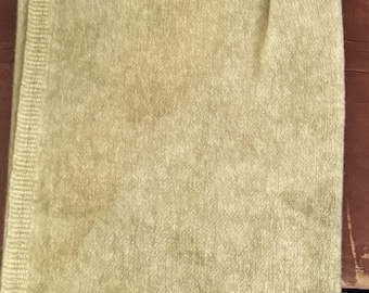 Cottage Green Dark Fat Quarter Hand Dyed Wool - Rug Hooking, Wool Applique, Quilting, Needle Felting