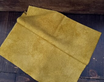 Ash and Honey Dark Fat Quarter Hand Dyed Wool - Rug Hooking, Wool Applique, Quilting