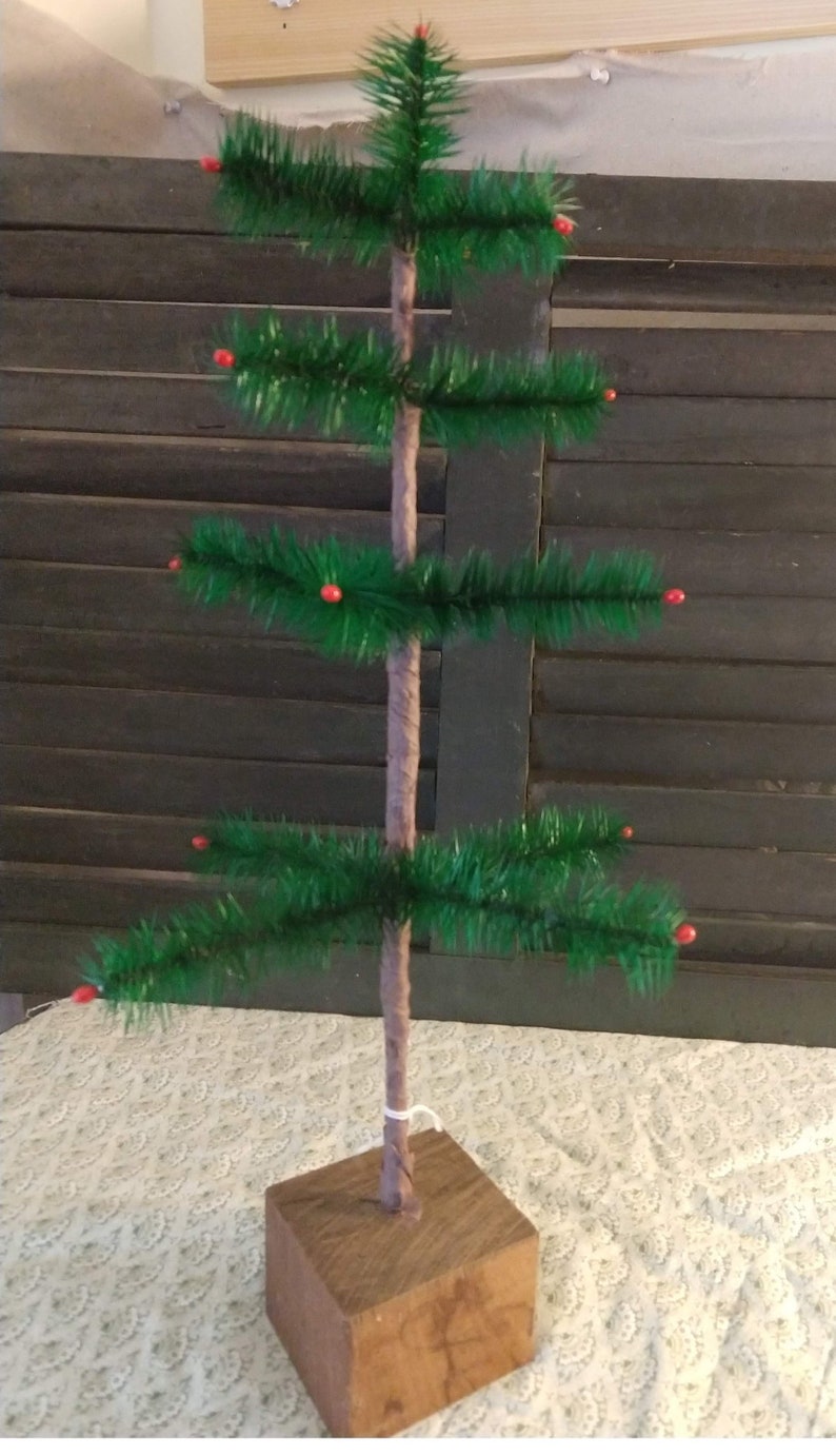 Handmade Goose Feather Tree 21 Tall Etsy