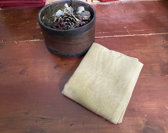 Shortbread Dark Fat Quarter Hand Dyed Wool - Rug Hooking, Wool Applique, Quilting, Sewing