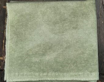 Meadow Fog Fat Quarter Hand Dyed Wool - Rug Hooking, Wool Applique, Quilting