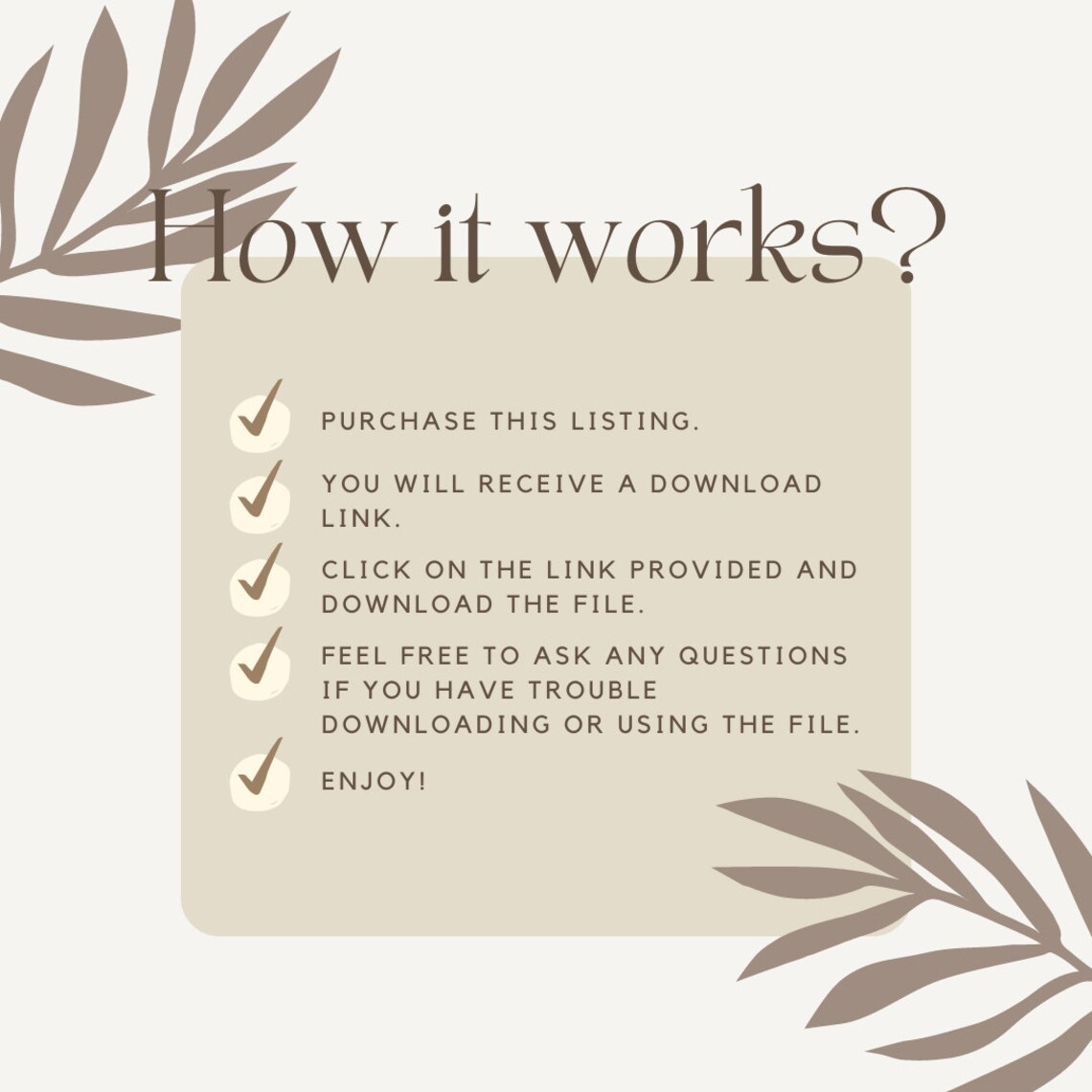 Quick & Easy 5minute Journal Digital Template for Daily Reflection