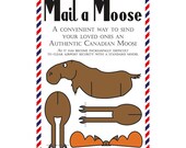 Set of 3 Mail a Moose Postcards (Canadian Moose)