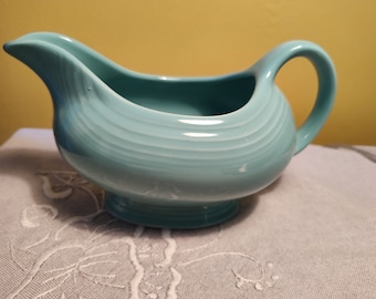 Vintage Fiestaware sea mist gravy boat