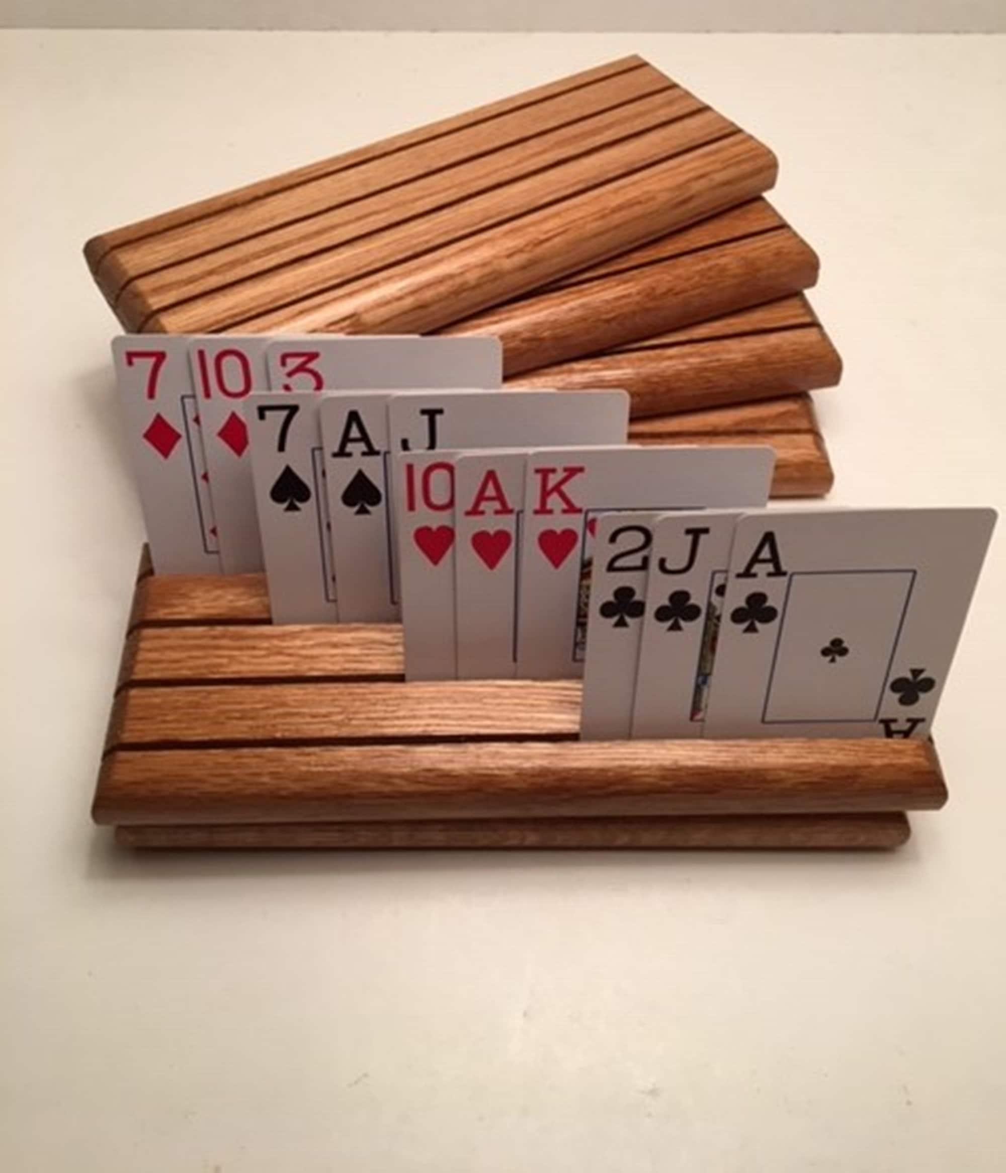 Oak Card Racks 6 Etsy