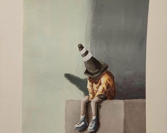 Acrylbild im Bilderrahmen