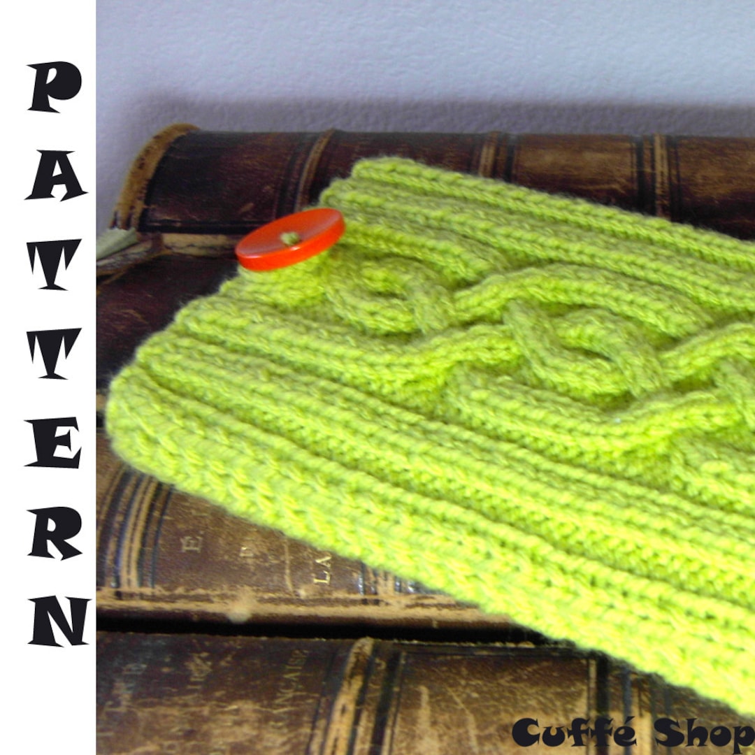 POETRY Kindle Sleeve Knitting Pattern Nook Ereader DIY Sleeve