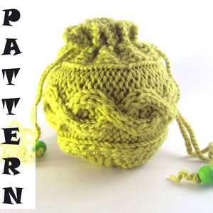 Apple Bag KNITTING PATTERN, Apple Tote Pattern, Apple bag Pattern,Apple sleeve Pattern to Knit, Instant Download