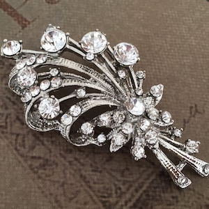 Rhinestone brooch, crystal brooch, wedding brooch, rhinestone brooch pin, crystal pin brooch