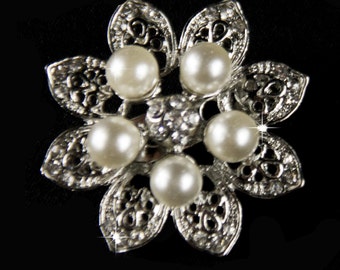 Art deco rhinestone brooch crystal brooch broach for DIY wedding projects, brooch bouquet, bridal sash, invitations
